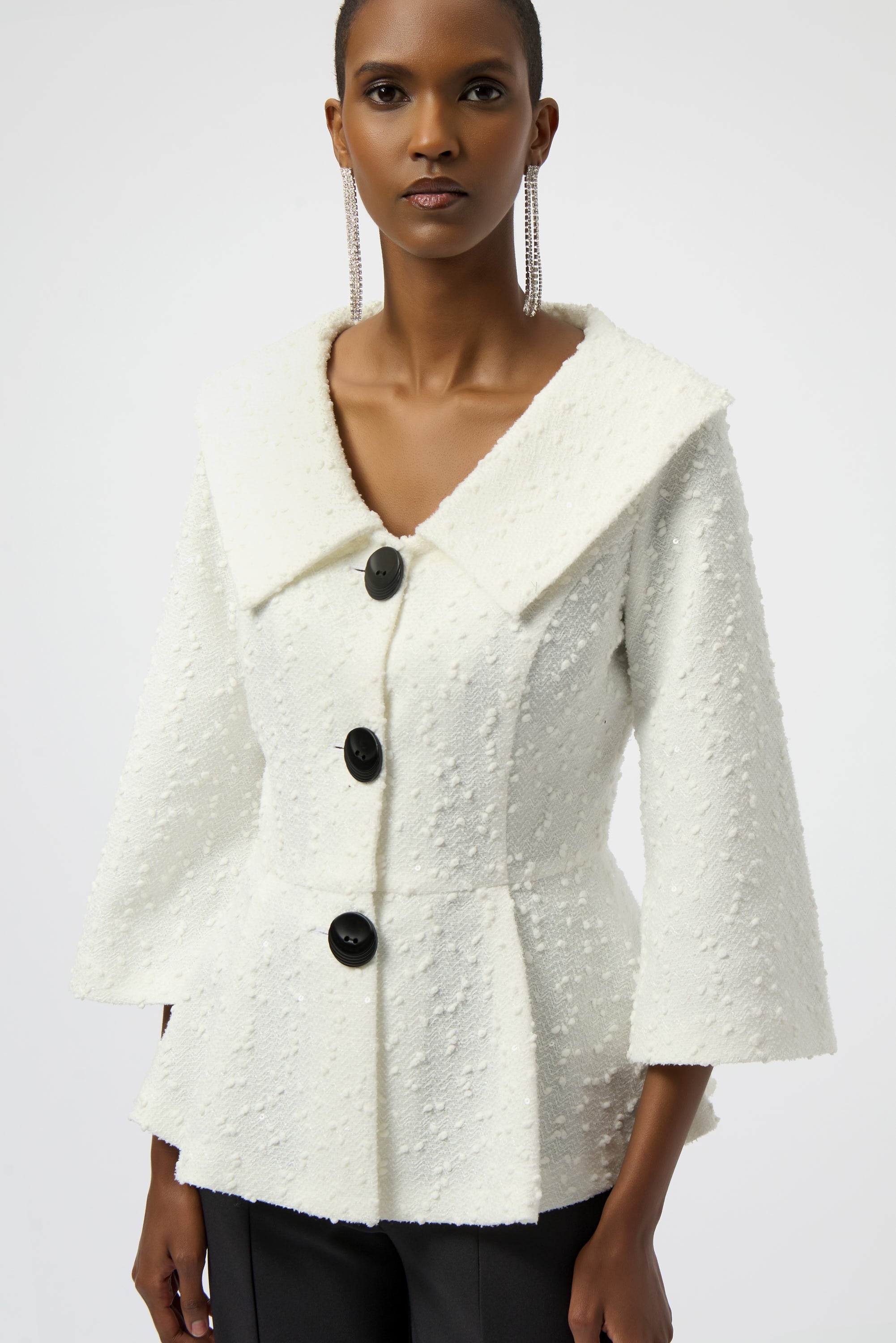 n*n様 L'AUBE BLANC Double Knit Peplum Jac n*n様 L´AUBE BLANC Double Knit Peplum Jac
