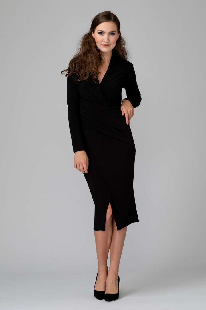 Classic Black Wrap Dress Style 194019 Tango Boutique Classic Black Wrap Dress Style 194019 Tango Boutique