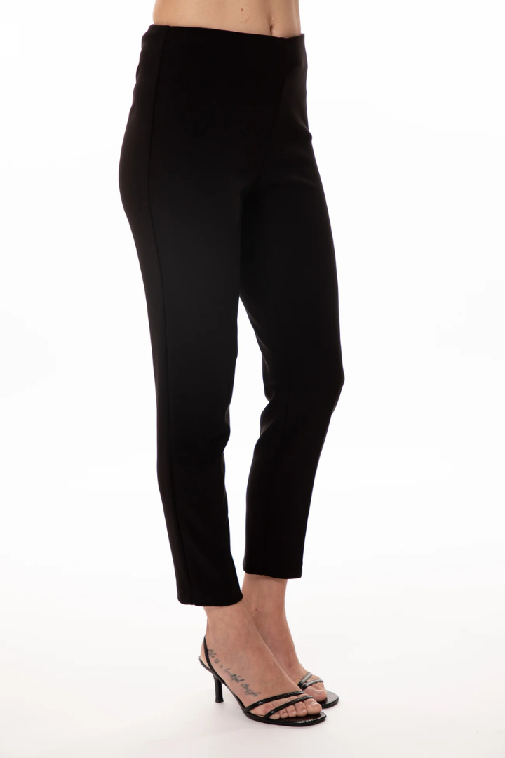 Slim Leg Pull On Pant - Black – Tango Boutique