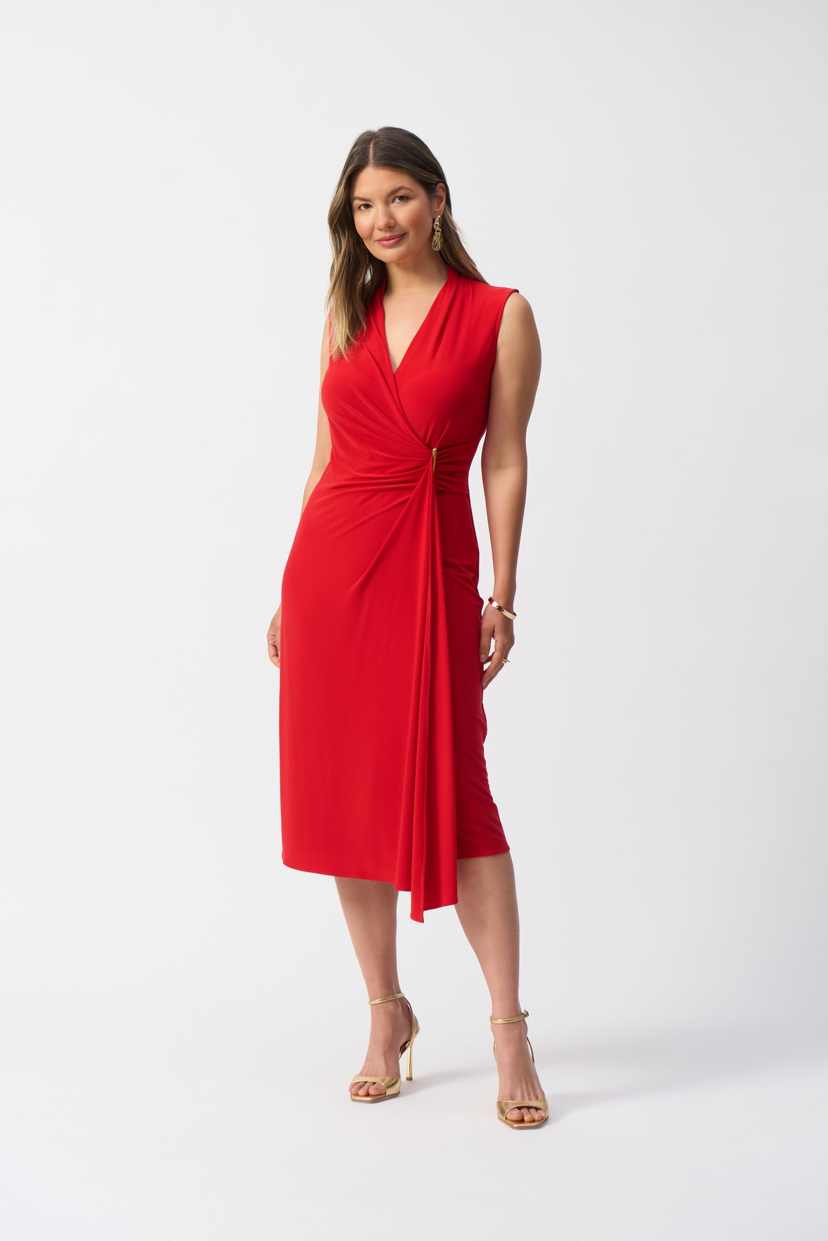 Silky Jersey Sleeveless Wrap Dress Style 251278 Tango Boutique Silky Jersey Sleeveless Wrap Dress Style 251278 Tango Boutique