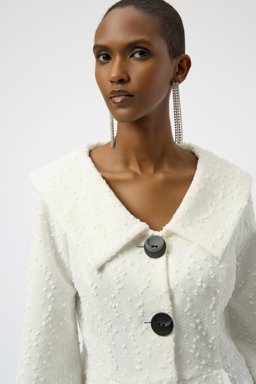 ジャケット・アウター Double Knit Peplum Jacket Double Knit Peplum Jacket – L'AUBE BLANC