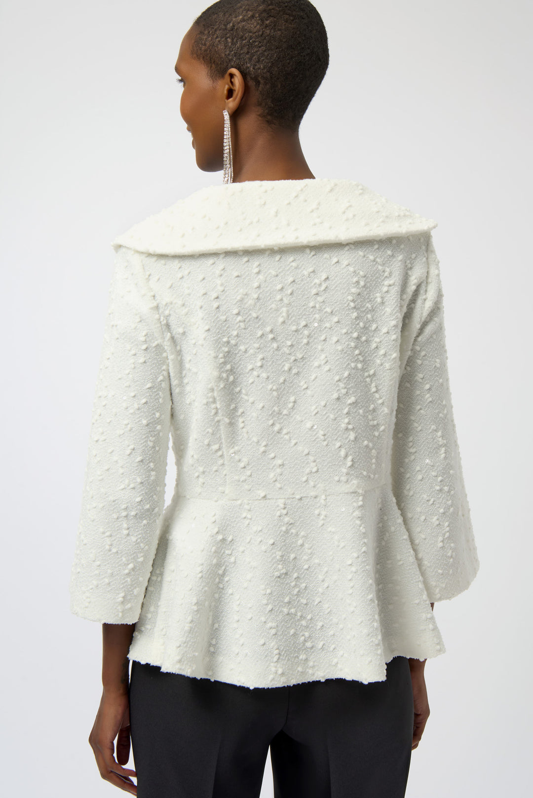 ジャケット・アウター Double Knit Peplum Jacket Double Knit Peplum Jacket