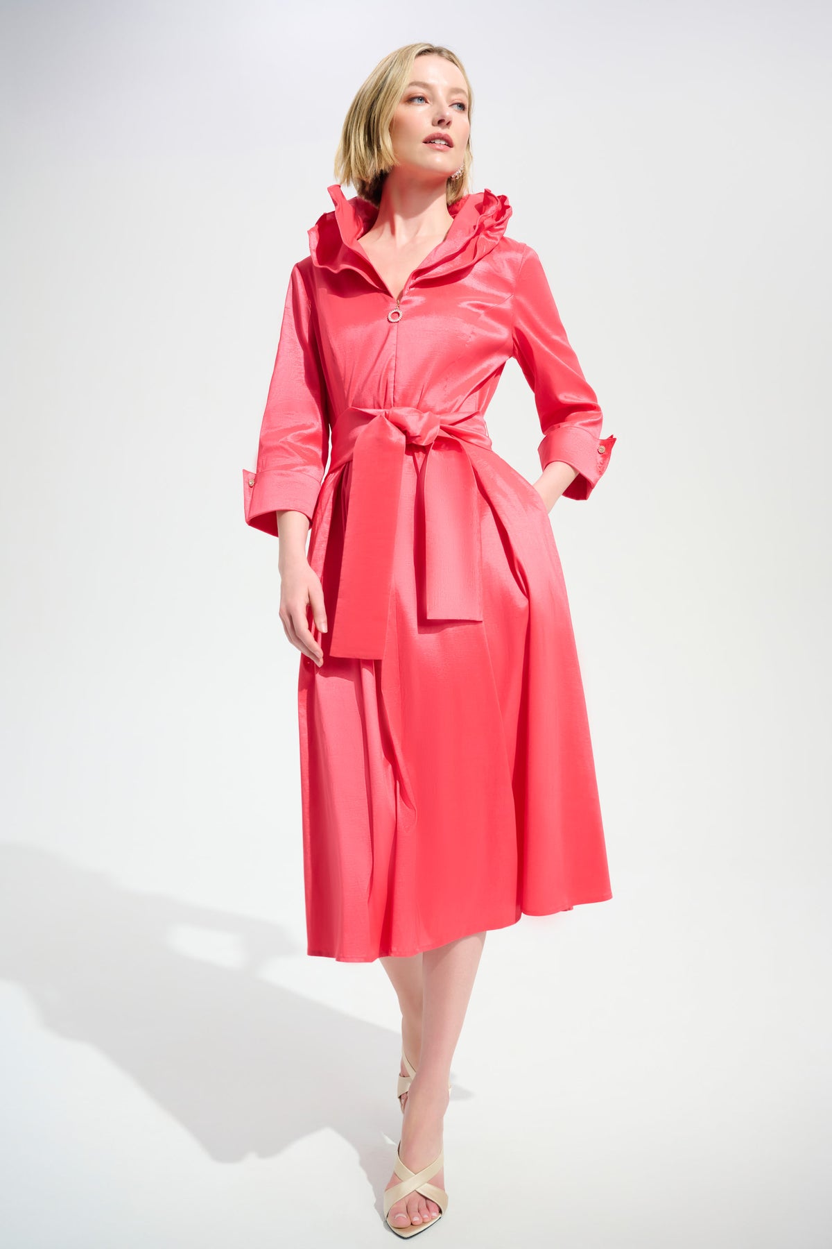 Stretch Taffeta Fit & Flare Dress Style 261719 Tango Boutique Stretch Taffeta Fit & Flare Dress Style 261719 Tango Boutique
