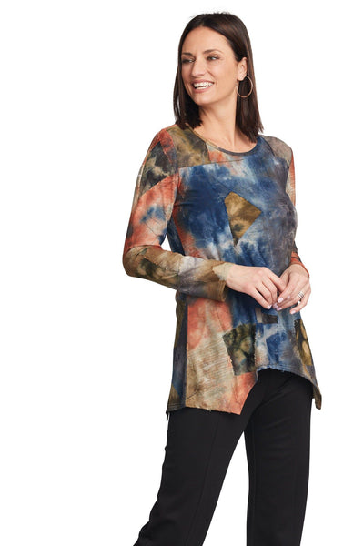 Carre Noir Multi Print Top - Tango Boutique