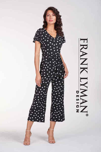 Frank Lyman Polkadot Jumpsuit Style 186405 - Tango Boutique