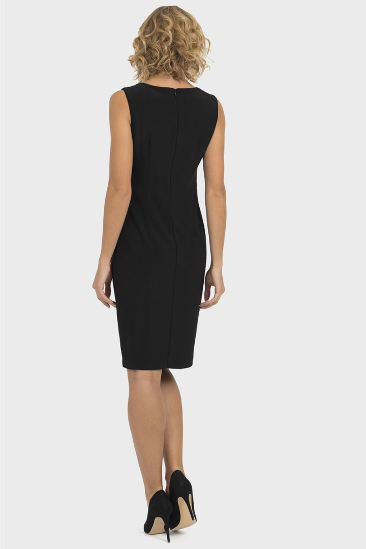 Black & Gold Color Block Dress Style 193543 – Tango Boutique