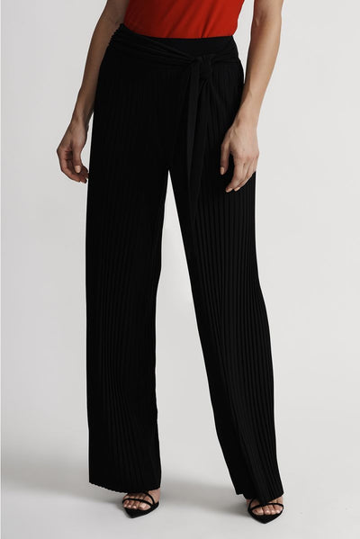Joseph Ribkoff Black Pleated Pant Style 201254 - Tango Boutique