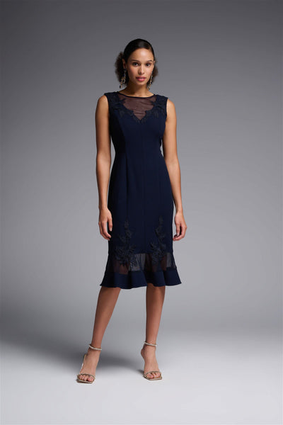 Joseph Ribkoff Midnight Lace Dress Style 231729 - Tango Boutique