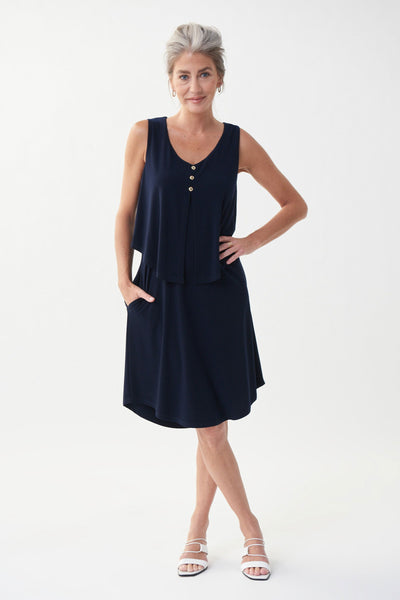 Joseph Ribkoff Midnight Layer Dress Style 222203 - Tango Boutique