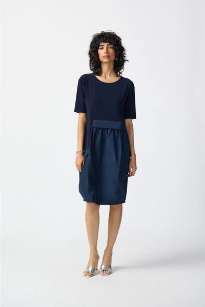 Joseph Ribkoff Midnight Taffeta Dress Style 241049 - Tango Boutique