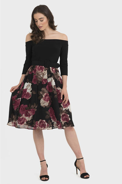Joseph Ribkoff Multi Print Dress Style 194678 - Tango Boutique