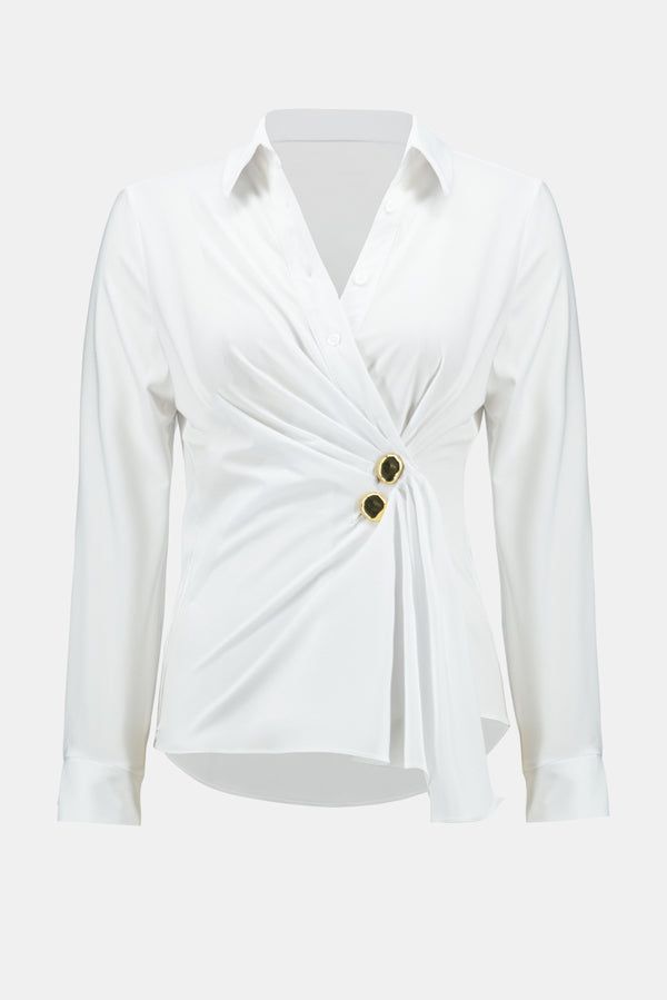 e*e様 fofofofa 『LEI BLOUSE』 / WHITE STRIP LEI BLOUSE / RED FLOWER | fofofofa