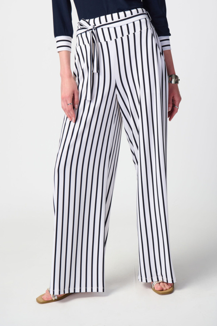 Vertical striped wide leg pants deals