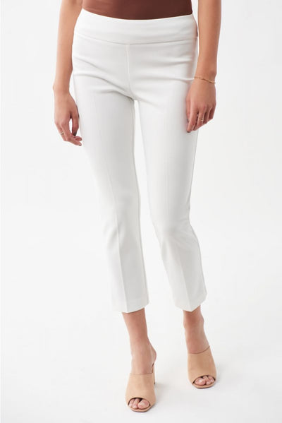 Joseph Ribkoff Vanilla Pleated Front Cropped Pant Style 181089 - Tango Boutique