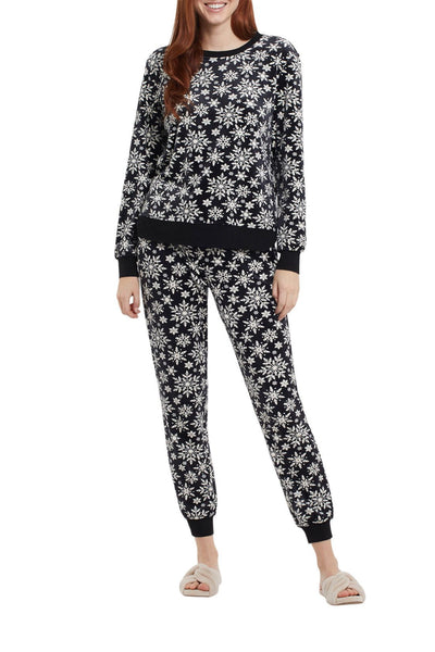 Tribal Black Snowflake PJ Set Style 7245 - Tango Boutique