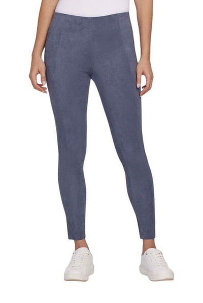 Tribal Steel BlueFlatten It Faux Suede Legging Style 4732 - Tango Boutique